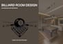 design 3d for your billiard room, snooker room, game room
